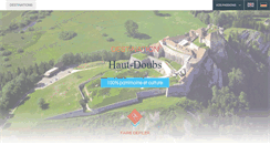 Desktop Screenshot of destination-haut-doubs.mobi
